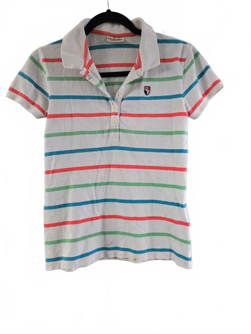 Polo Ralph Lauren Women's Striped Short Sleeve Polo Shirt